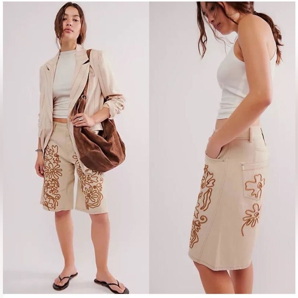 We The Free Crusin Soutache long shorts - Picture 4 of 8